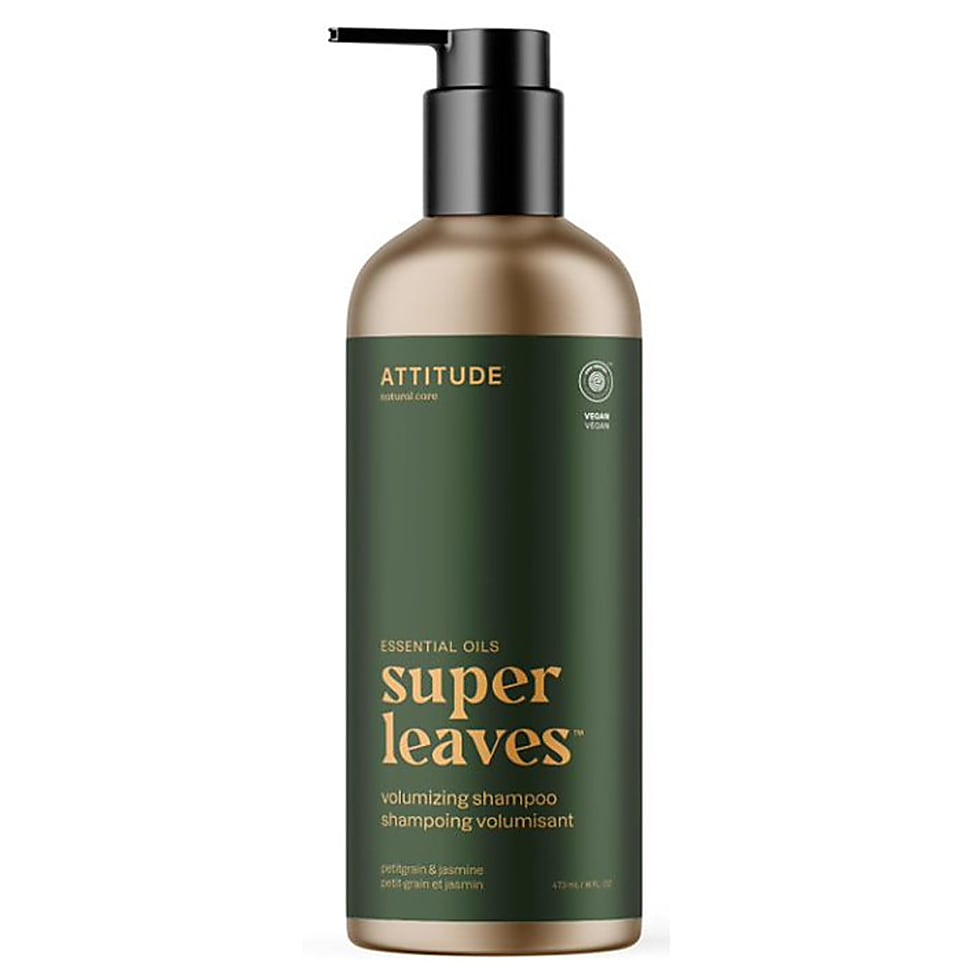 Image of Attitude Super Leaves Essentials Shampoo - Volumizing Petitgrain & ...