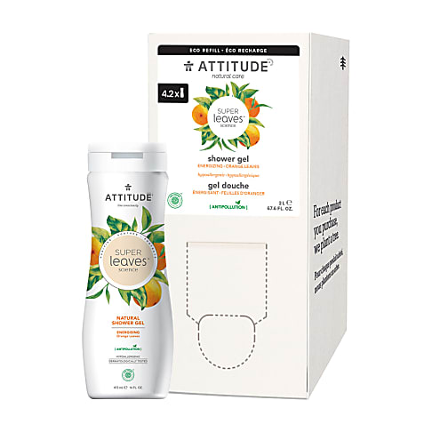 Attitude Douchegel Refill Set - Energizing
