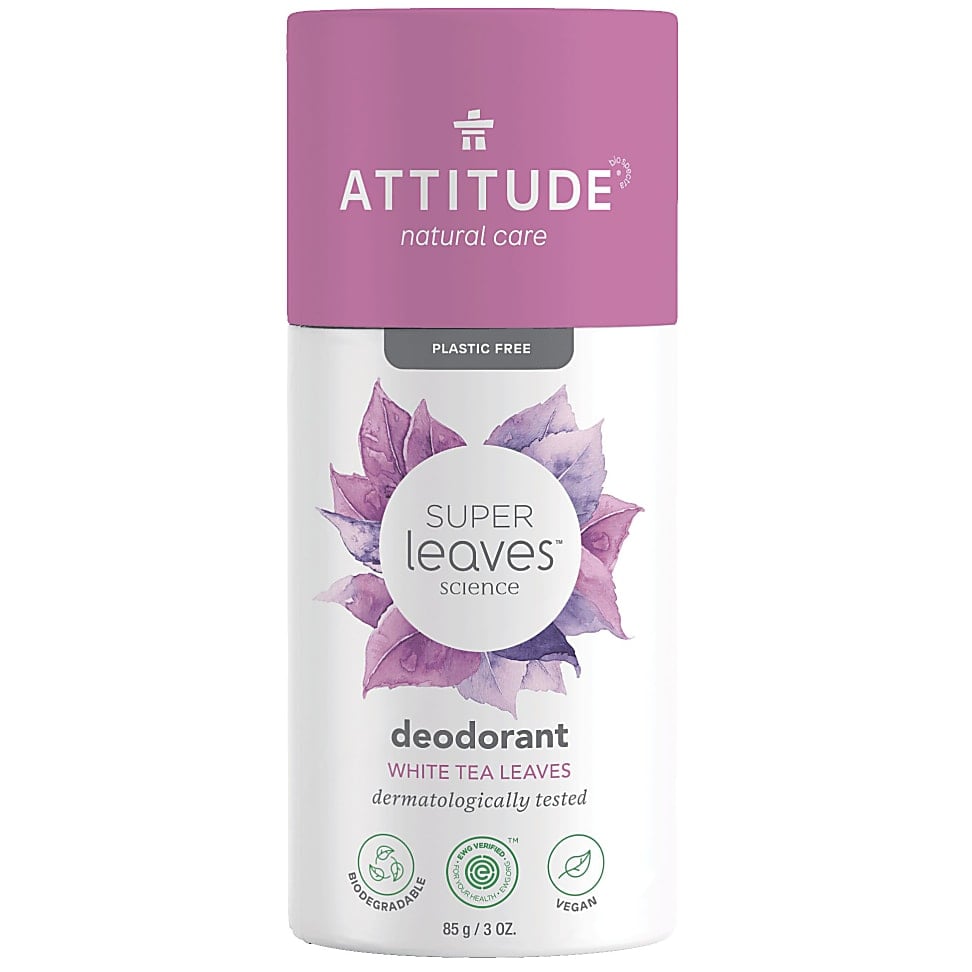 Image of Attitude Super Leaves Deodorant - White Tea