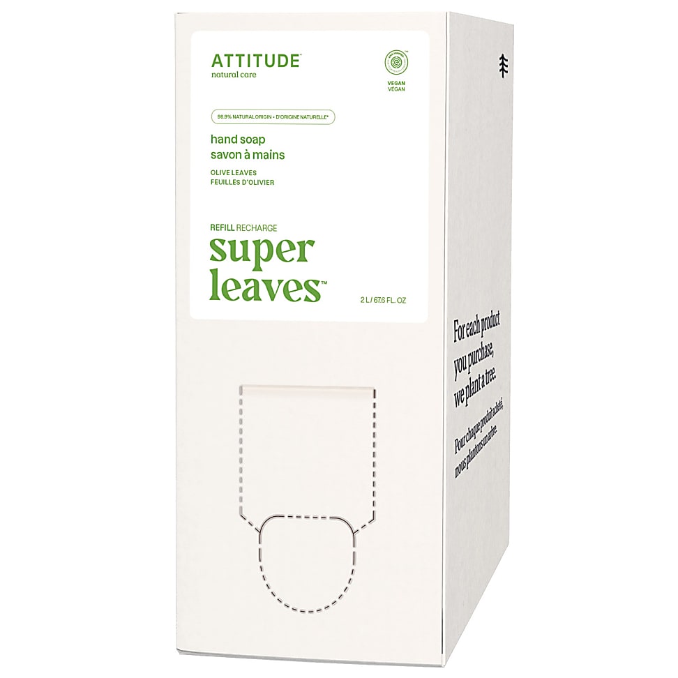 Image of Attitude Bulk2 Go 2l Super Leaves Natuurlijke Handzeep - Olive Leaves