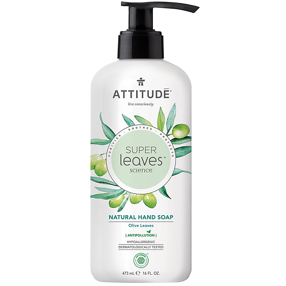 Image of Attitude Super Leaves Natuurlijke Handzeep - Olive Leaves