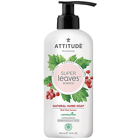 Attitude Super Leaves Natuurlijke Handzeep - Granaatappel