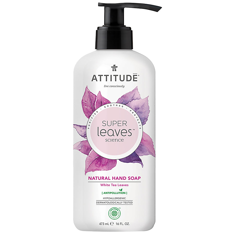 Attitude Super Leaves Natuurlijke Handzeep - White Tea Leaves