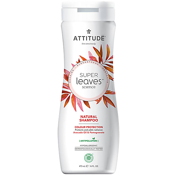 Image of Attitude Super Leaves Natuurlijke Shampoo - Colour Protection gekl...