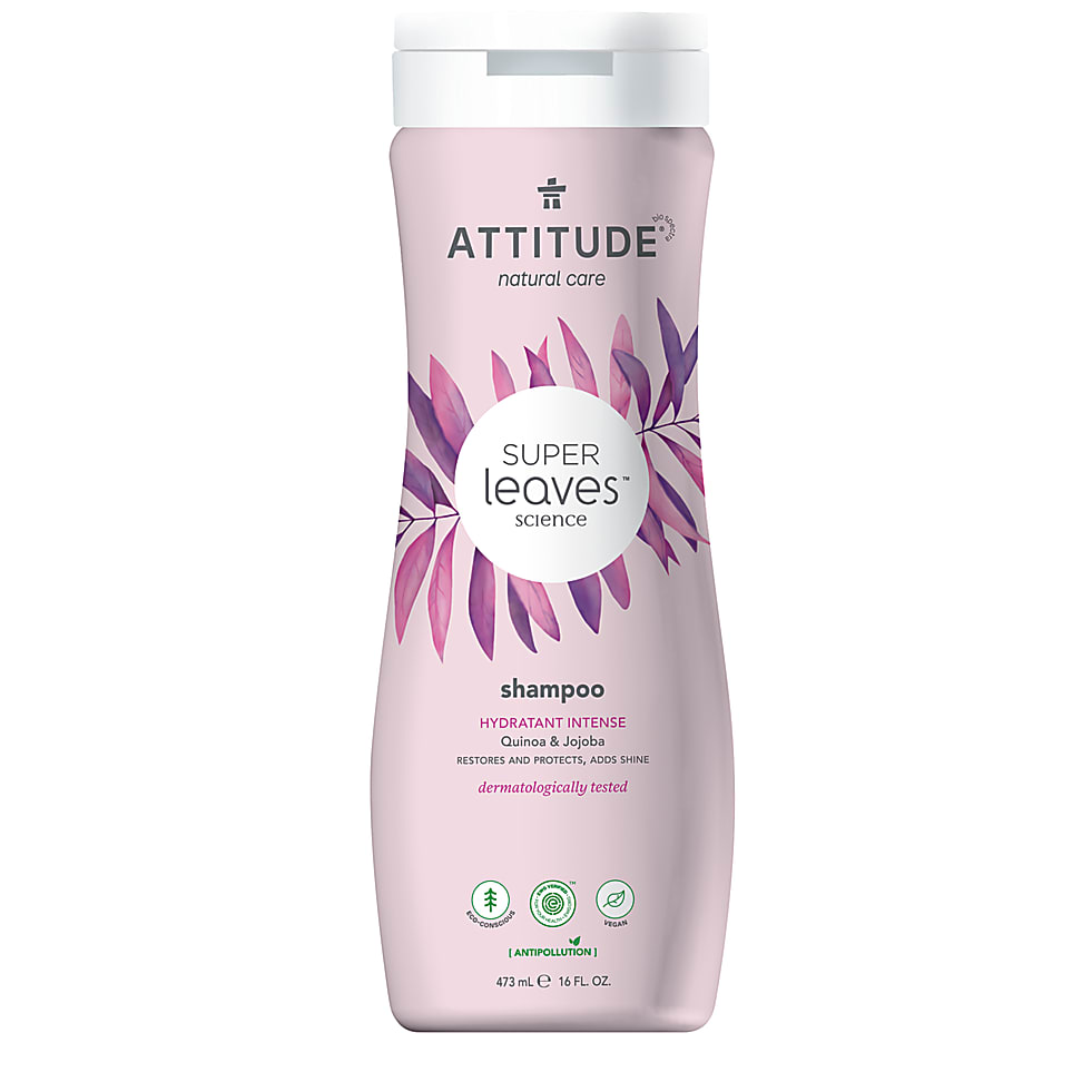 Image of Attitude Super Leaves Natuurlijke Shampoo - Moisture Rich droog haar