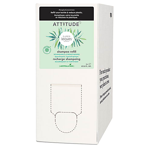 Attitude Super Leaves bulk2 go Shampoo, voedend & versterkend (2 Ltr)