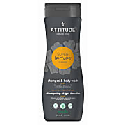 Attitude Super Leaves Shampoo & Douchegel voor Mannen - 2 in 1 Sport