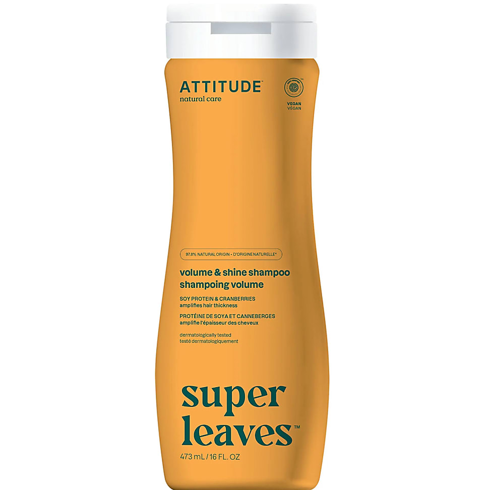 Image of Attitude Super Leaves Natuurlijke Shampoo - Volume & Shine