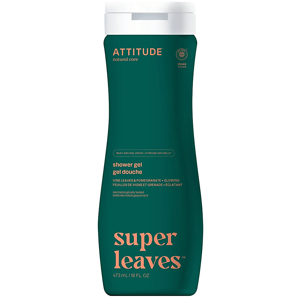 Image of Attitude Super Leaves Natuurlijke Douchegel - Glowing