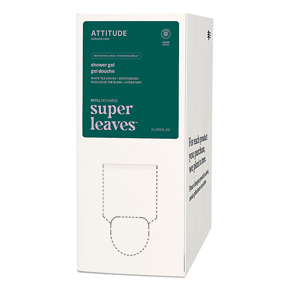 Image of Attitude Super Leaves bulk2 go Douchegel, kalmerend 2 Ltr