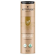 Attitude Plasticvrije Zonnebrandstick Getint Zonder Parfum - SPF 30