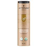 Attitude Plasticvrije Zonnebrandstick Getint Zonder Parfum - SPF 30