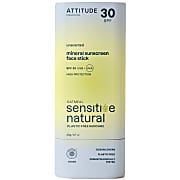 Attitude Sunly Gezichtszonnebrandstick SPF30 Gevoelige Huid Parfumvrij