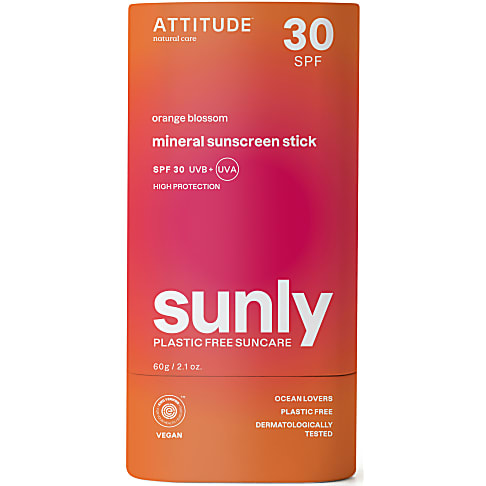 Attitude Sunly Zonnebrandstick SPF30 - Oranjebloesem