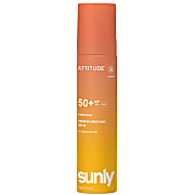 Attitude Sunly Zonnebrandspray SPF50 Gezicht & Lichaam - Tropische Kokos