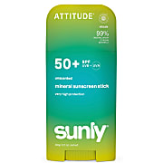 Attitude Sunly Zonnebrandstick SPF50 Gezicht & Lichaam - Parfumvrij