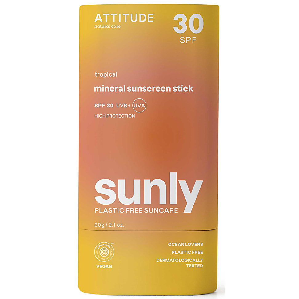 Image of Attitude Sunly Zonnebrandstick SPF30 - Tropisch
