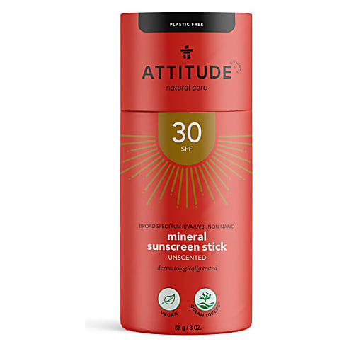 Attitude Sensitive Skin Zonnebrandstick Parfumvrij - SPF 30