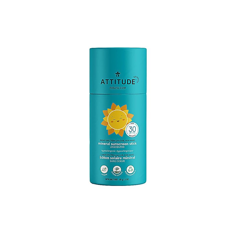 Attitude Baby & Kids Zonnebrand Stick Parfumvrij SPF 30