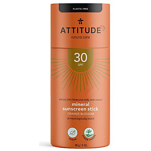 Attitude Zonnebrand Stick Oranjebloesem - SPF 30
