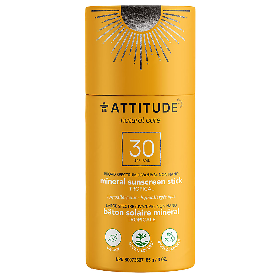 Attitude Zonnebrand Stick Tropical SPF 30