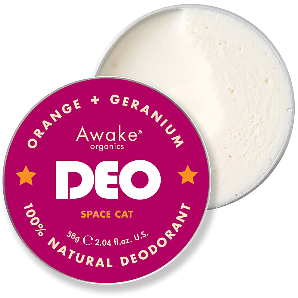 Image of Awake Organics Space Cat Natural Deodorant Sinaasappel & Geranium