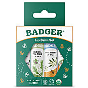 Badger Balm Classic Lipcare Kit Green (x 4 lip balms)