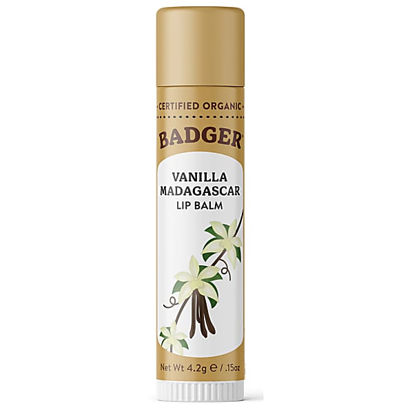 Image of Badger Certified Organic Lippenbalsem Sticks Vanilla Madagascar