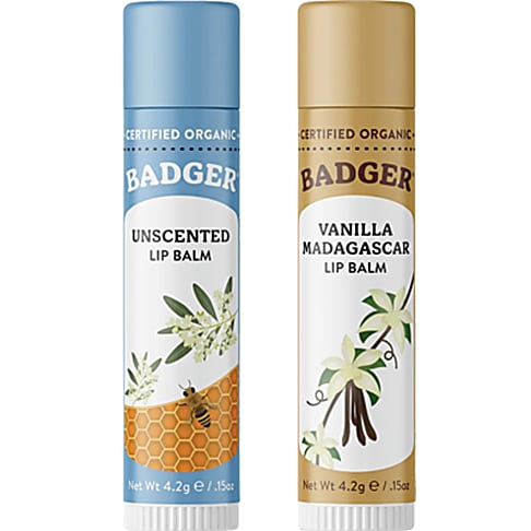 Badger Certified Organic Lippenbalsem Sticks