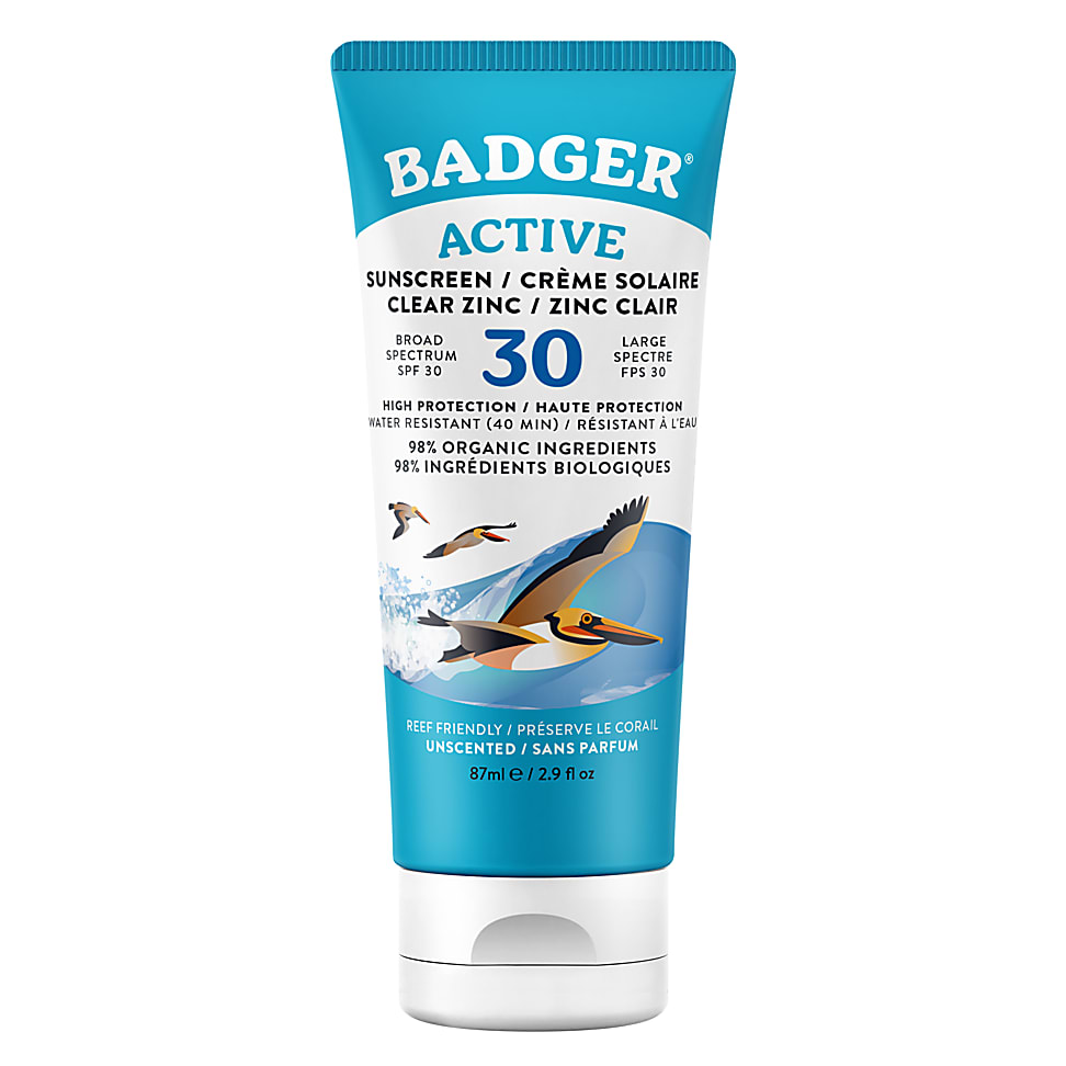 Image of Badger Balm Broad Spectrum Clear Zonnebrandcreme SPF30