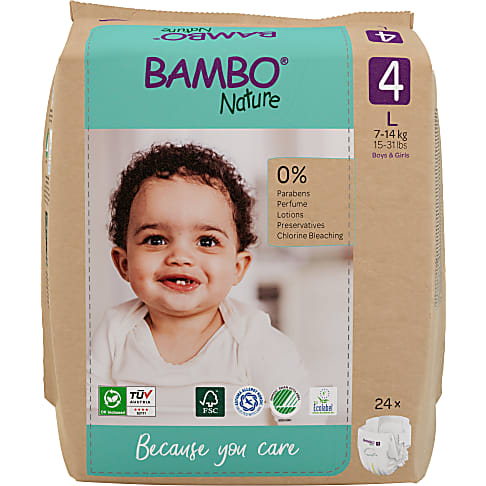 Bambo Nature Luier - Maxi - maat 4 (24 stuks)