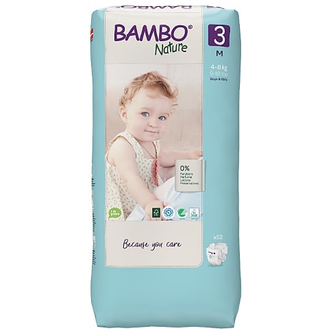 Bambo Nature Luier - Midi - maat 3 (52 stuks)