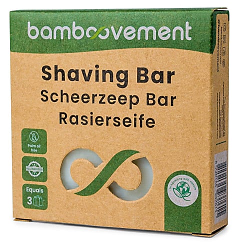 The Bamboovement Scheerzeep Bar zonder zeep