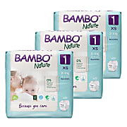 Bambo Nature Luier Maat 1 Voordeelverpakking (66 stuks)