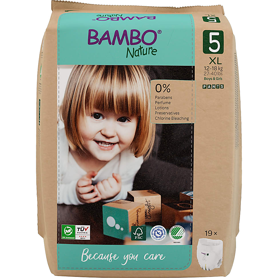 Image of Bambo Nature Trainingsbroekje - Junior - maat 5 19 stuks