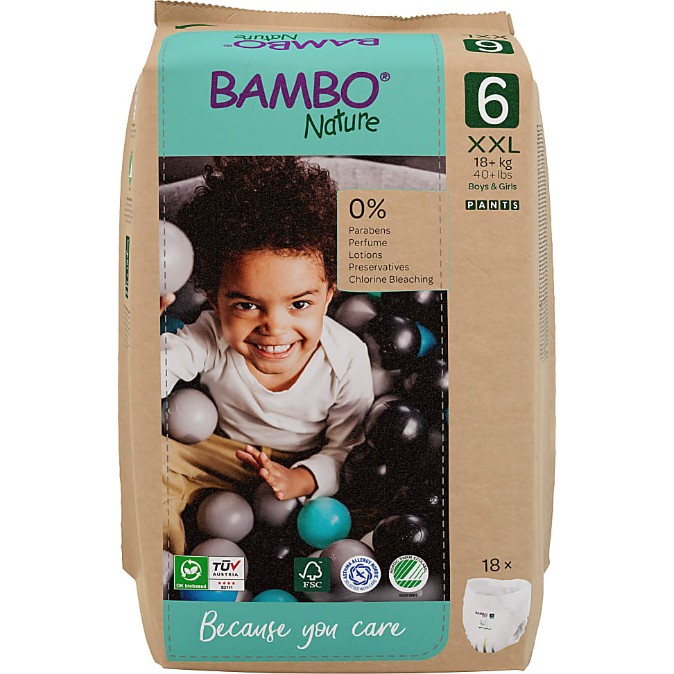 Image of Bambo Nature Trainingsbroekje - XL - maat 6 18 stuks