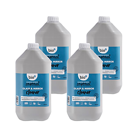 Bio-D Glas- & Spiegelreiniger 5L Refill Bundel