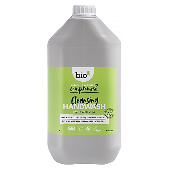 Image of Bio-D Reinigende Handzeep Limoen & Aloë Vera 5L Lime & Aloe Vera