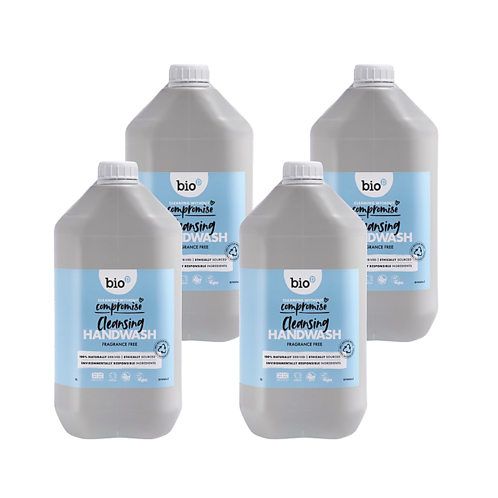 Image of Bio-D Reinigende Handzeep Geurvrij 5L Refill Bundel