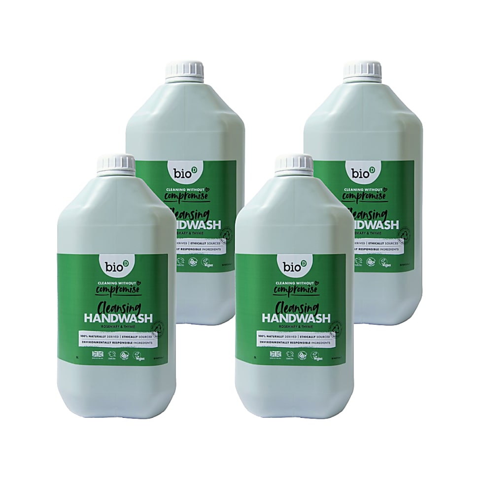 Image of Bio-D Reinigende Handzeep Rozemarijn & Tijm 5L Refill Bundel