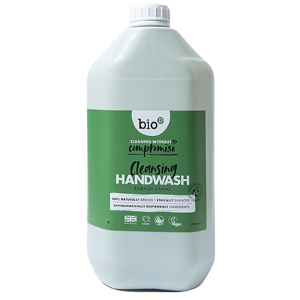 Image of Bio-D Anti Bacteriële Handzeep Rosemarijn & Tijm - 5L