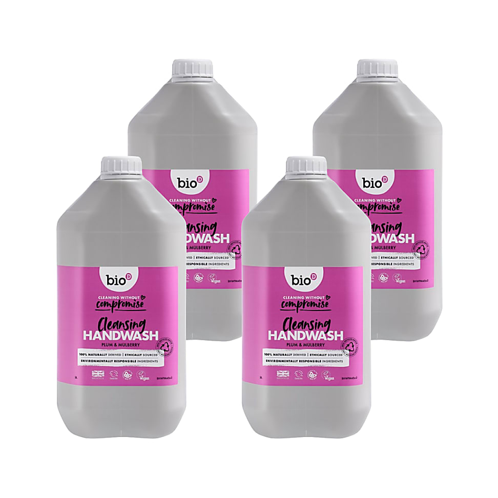 Image of Bio-D Reinigende Handzeep Pruim & Moerbei 5L Refill Bundel