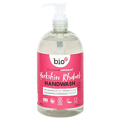 Bio-D Handzeep Yorkshire Rabarber 500ml