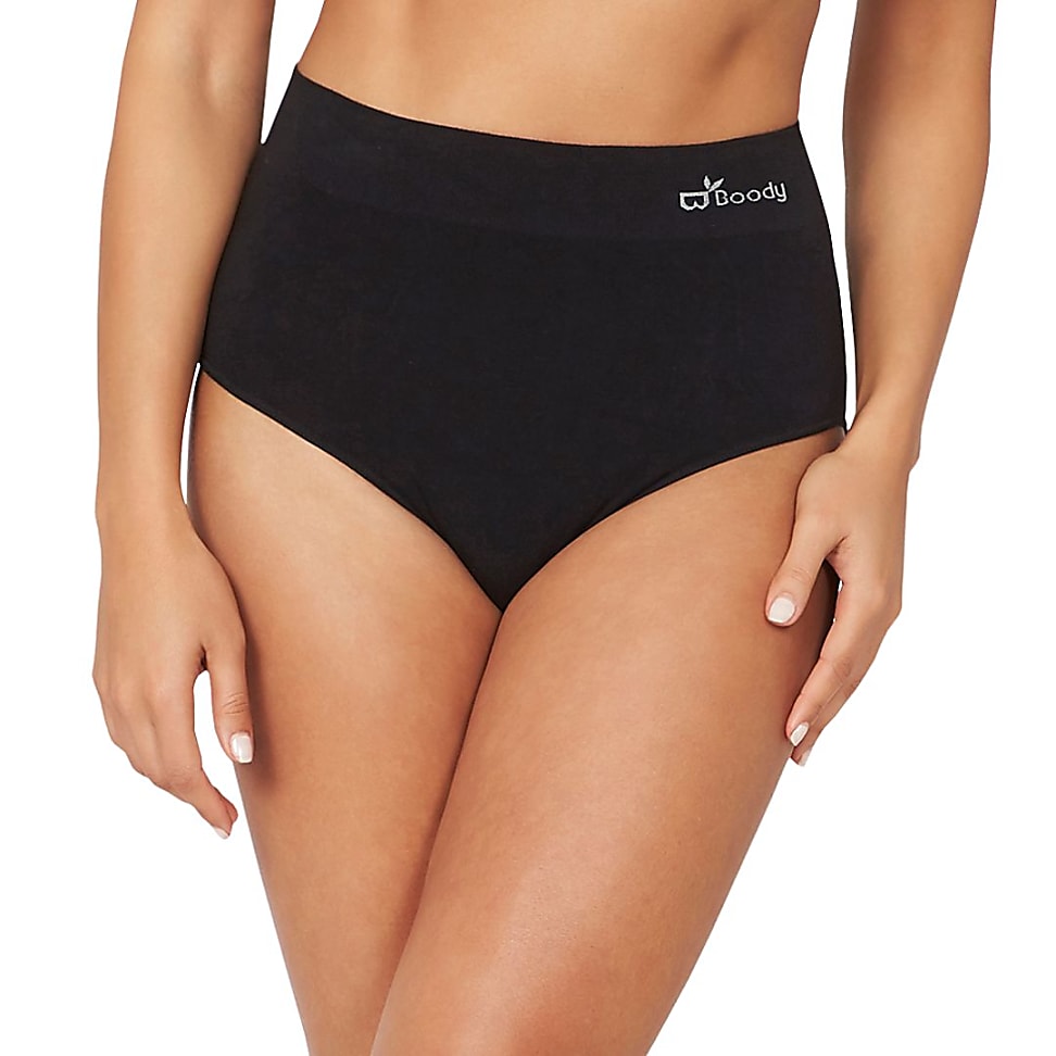Image of Boody Full Brief Tailleslip - Zwart L