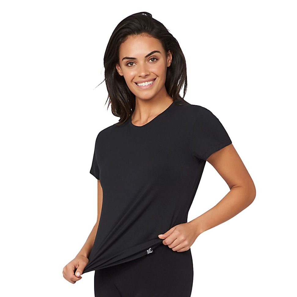 Image of Boody Dames T-shirt Ronde Hals - Zwart L
