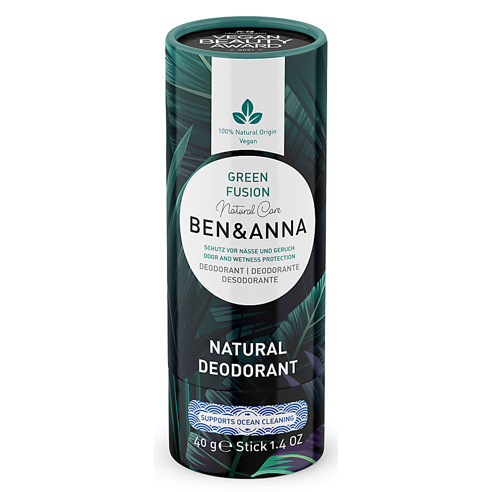Image of Ben & Anna Papertube Deodorant 40g - Green Fusion
