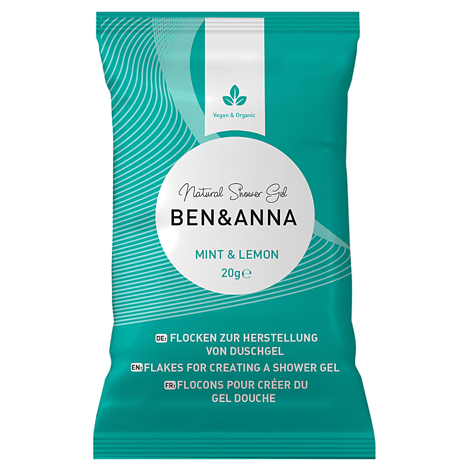 Image of Ben & Anna Douchegel Vlokken Mint & Lemon