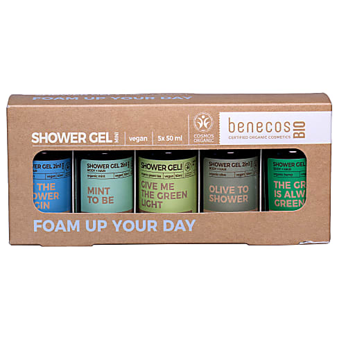 BenecosBIO Mini Douchegel Set: Foam up your life