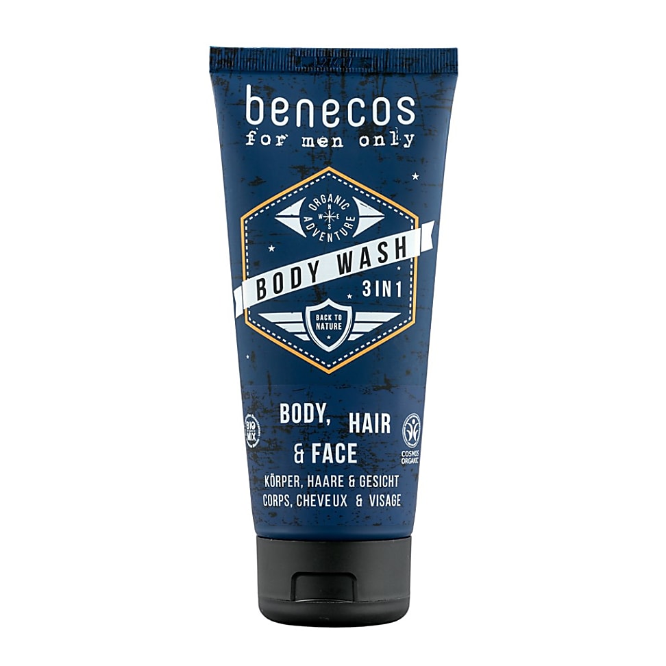 Image of Benecos For Men Only Body Wash 3in1