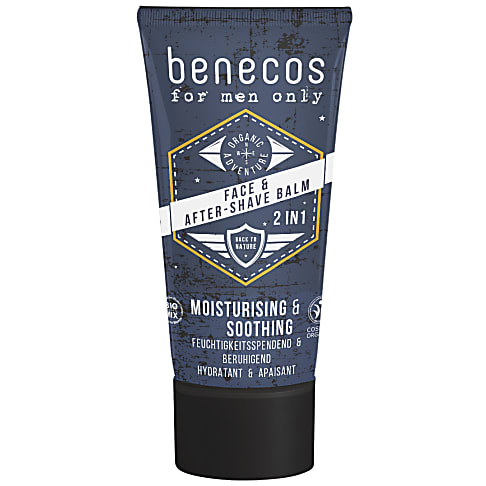 Benecos For Men Only Face & Aftershave Balm 2in1